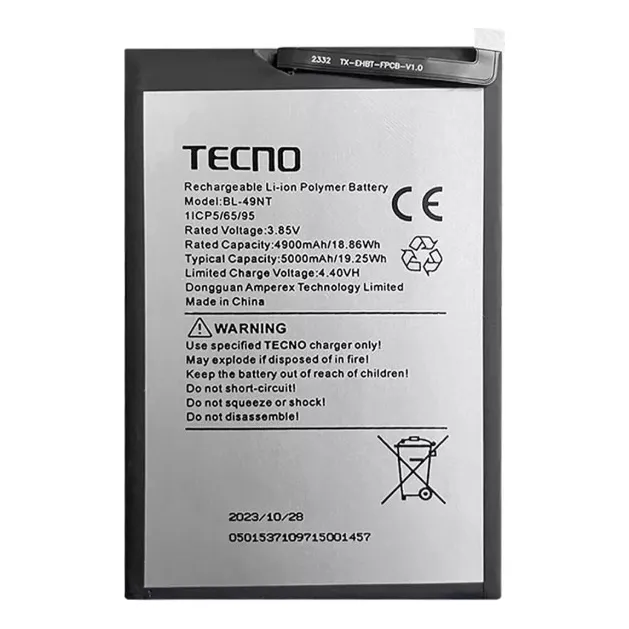 Batería Tecno Spark Go 2023 Bl-49nt/ Pop 7