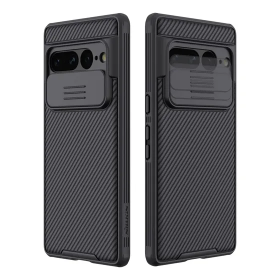 Case Anticaída Protector Camara Google Pixel 7 Pro Nillkin Negro Camshield Pro