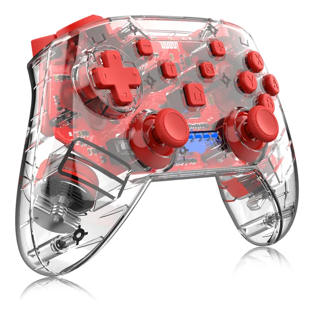 Control Joystick Inalámbrico Compatible Switch Transparen