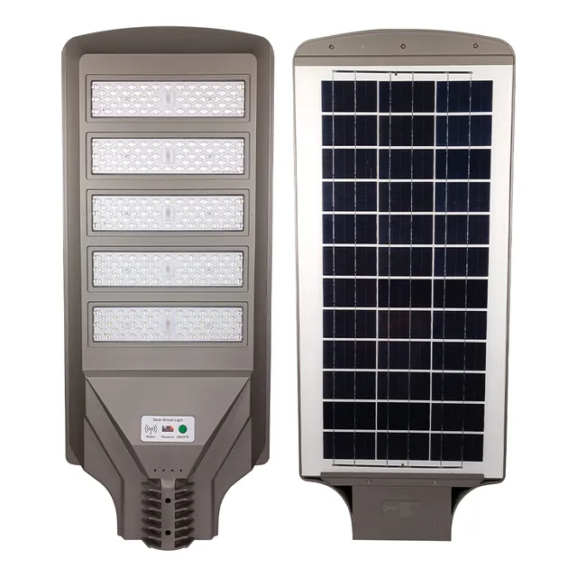 Reflector Vial Solar 250w Luz Fría Ip65 Con Sensor Y Control