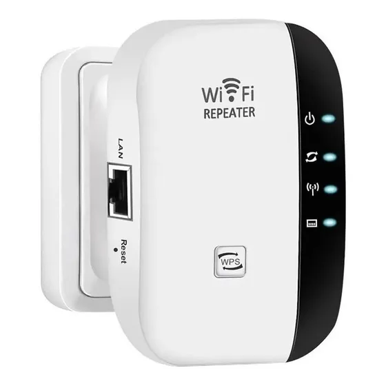 Repetidor Extensor Sinal Wifi Internet Wireless Sem Fio 300m