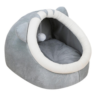 Cueva Para Cama Para Gatos, Camas Para Mascotas, Gato Gris M Cueva Para Cama Para Gatos, Camas Para Mascotas, Gato Gris M