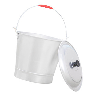 Cubo De Aluminio Para Granja, Agua, Hielo, Capacidad 13l Cubo De Aluminio Para Granja, Agua, Hielo, Capacidad 13l