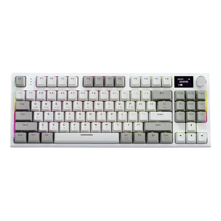 Teclado mecánico Attack Shark K86 (con pantalla) Teclado color gris Idioma internacional