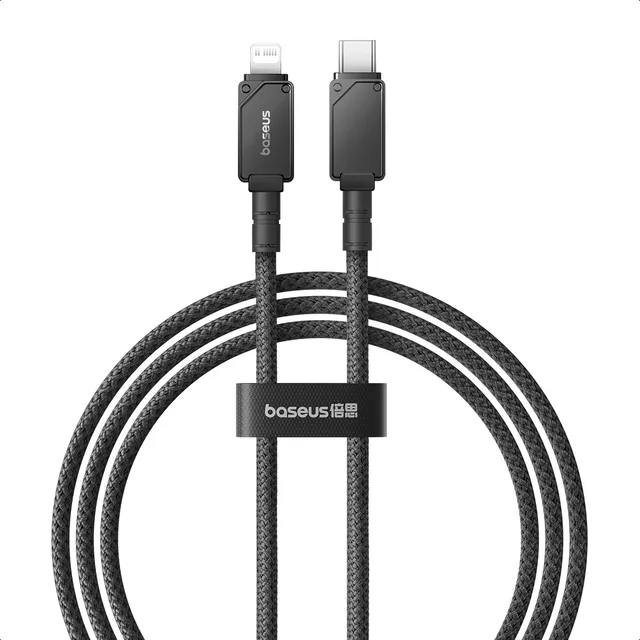 Baseus Cable Irrompible F-12 Tipo-c A Lightning 2m Color Negro