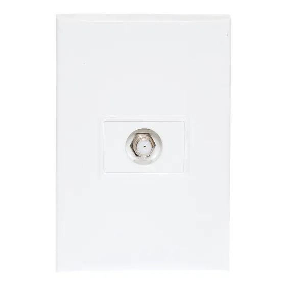 Placa Armada Con Toma Coaxial Tv 8 X 12, 15a Lugano