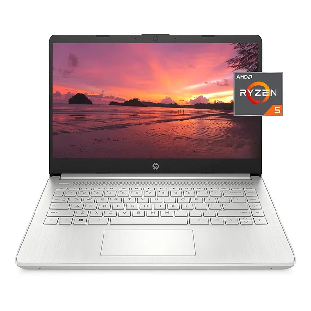 Notebook Hp 14-fq1025nr Gris 14 Amd Ryzen 5 5500u 8gb De Ram 256gb Ssd Amd Radeon Rx Vega 7 1920x1080px Windows 11 Home