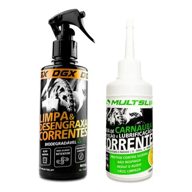 Kit Limpa E Lubrifica Multslip Desengraxante + Lubrificante