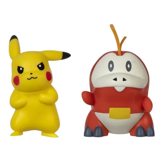 Set X2 Figuras Pokemon Fuecoco Y Pikachu Generación Ix