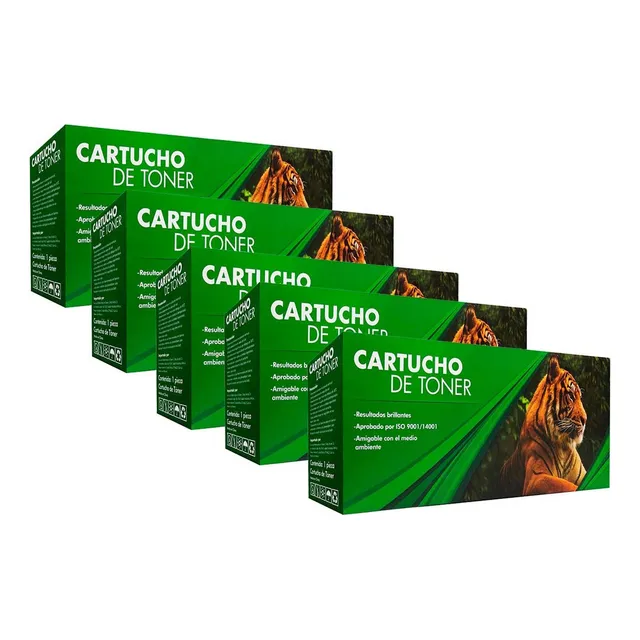 Kit 5 Toner Compatible Con 104s Mlt-d104s Ml-1660 Scx-3200 Tinta Negro