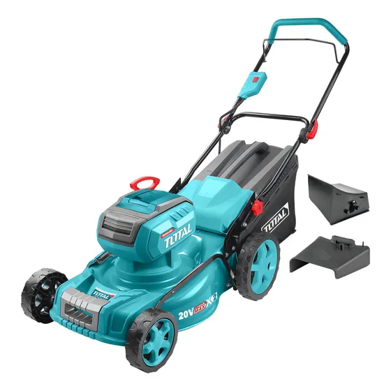 Cortacésped Inalámbrica Total 40v Industrial Motor Sin Carbones - Recolector 60 Litros, 8 Posiciones Altura, Ancho 46cm - Funciona Con 2 Baterías De 20v - No Incluye Batería Ni Cargador - TLMLI20185