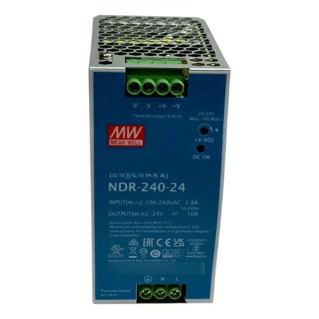 Fuente De Poder  24vdc / 10 Amp  Ndr-240-24    - Mean Well -