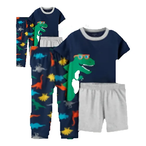 Set De 3 Piezas De Pijamas Para Niños Carters