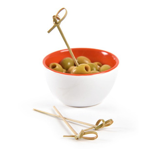 Pack 10u Pinchos De Bambú 9cm X100u Finger Food Catering Pack 10u Pinchos De Bambú 9cm X100u Finger Food Catering