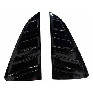 Window Louver Polo 2015-2020 Negro Gloss Rejilla De Ventana Window Louver Polo 2015-2020 Negro Gloss Rejilla De Ventana