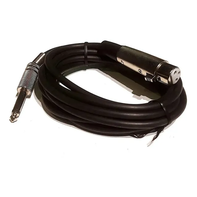 Cable Microfono Plug 6.5  Canon Xlr 5 Metros Lujo Dj Garmath