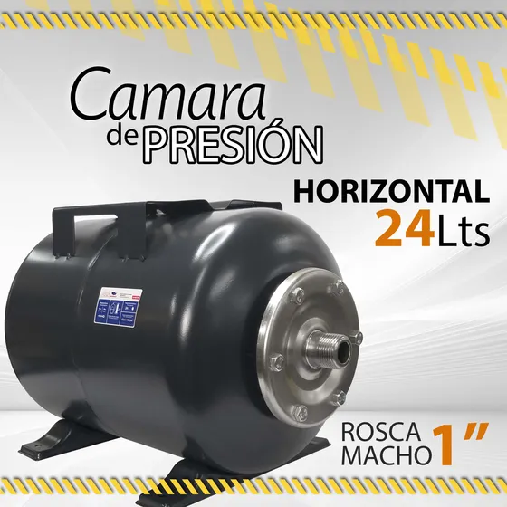 Camara De Presion Usa 24lts Horizontal Rosca Macho 1 / 09366
