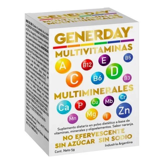 Generday Multivitaminas Multiminerales Sistema Inmunológico