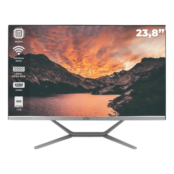 Computador All In One 23,8'' Intel I7 Ddr3 16gb 60hz 127/220V