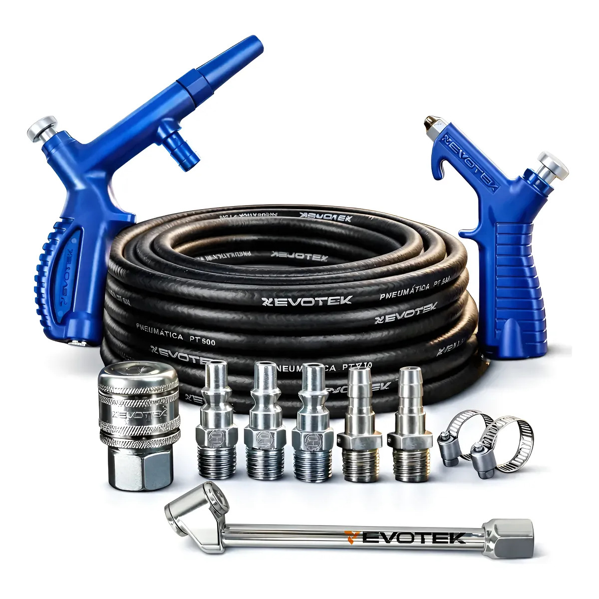Kit Mangueira Compressor De Ar 1/4 Com Bico Encher Pneu Schw Kit Mangueira Compressor De Ar 1/4 Com Bico Encher Pneu Schw