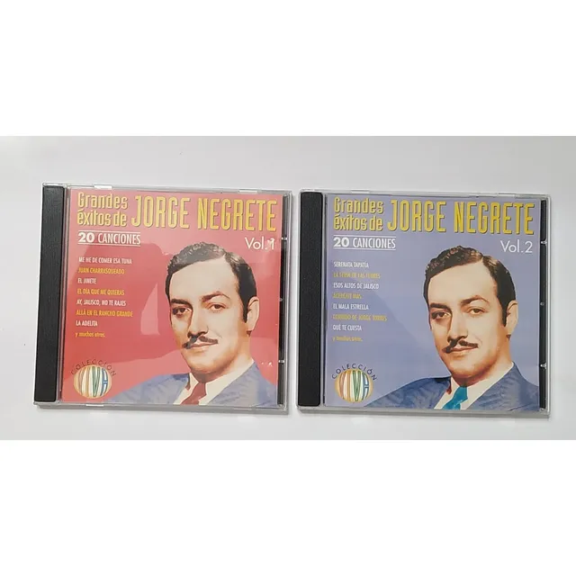Cds.de  Musica De Coleccion Grandes Exitos De Jorgue Negrete