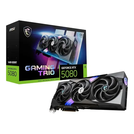 Placa de video Msi Gaming Trio GeForce RTX 50 Series 16gb