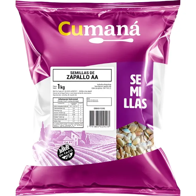 Semillas De Zapallo X 1 Kg - Libre De Gluten Sin Tacc