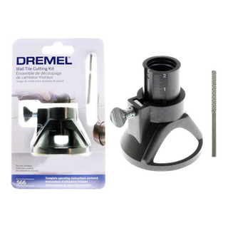 Set Corte Azulejos P/minitorno Dremel 566 Guia + Broca - Fdn Set Corte Azulejos P/minitorno Dremel 566 Guia + Broca - Fdn