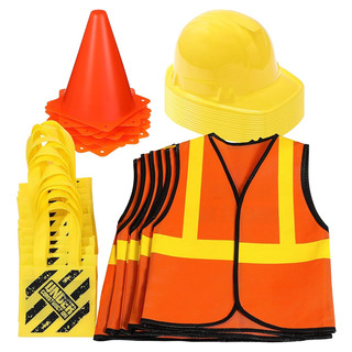 Cascos Para Fiesta De Construccion Con Chalecos Bolsas 48 Pz Cascos Para Fiesta De Construccion Con Chalecos Bolsas 48 Pz