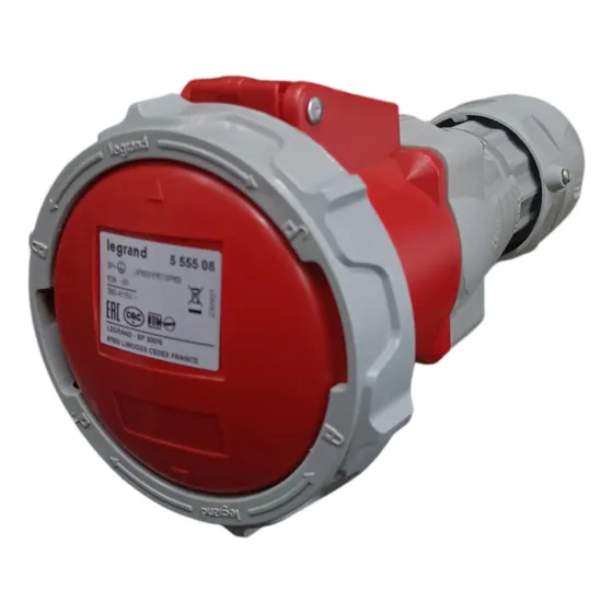 Toma Aérea 555508 Legrand 3p+t, 63a, 6h, 200-415v