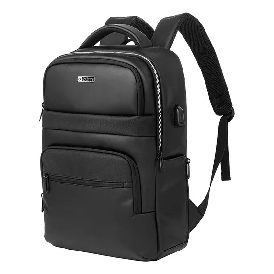 Mochila Zöm Zb-186pu Impermeable Para Notebook De 15,6 Con Usb