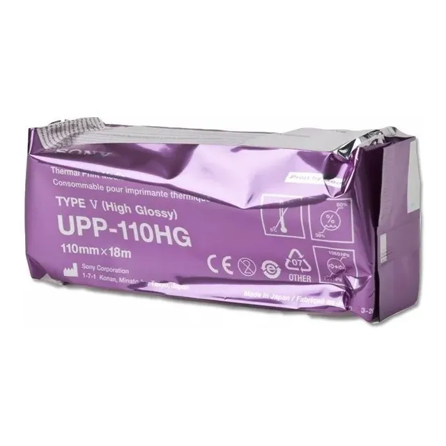 Papel Termico Sony Upp-110hg X10 Rollos Facturado
