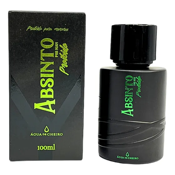 Deo Colônia Absinto Proibido Masculino Água De Cheiro 100ml