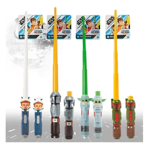 Sable De Luz Star Wars Lightsaber Squad Juguete Hasbro Color Boba Fett \u002F Espada Amarilla | Cuotas sin interés