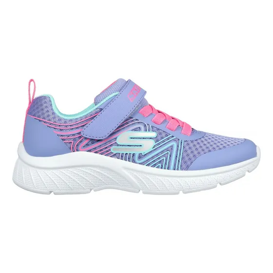 Zapatilla Niña Microspec Plus Swirl Sweet Celeste Skechers