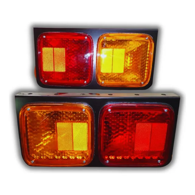 Guias Faros Trasero Camion Juego 2 Piezas Universales