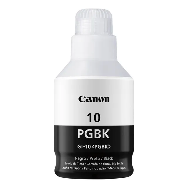 Tinta de impresora Canon Gi-10 negra 170 ml