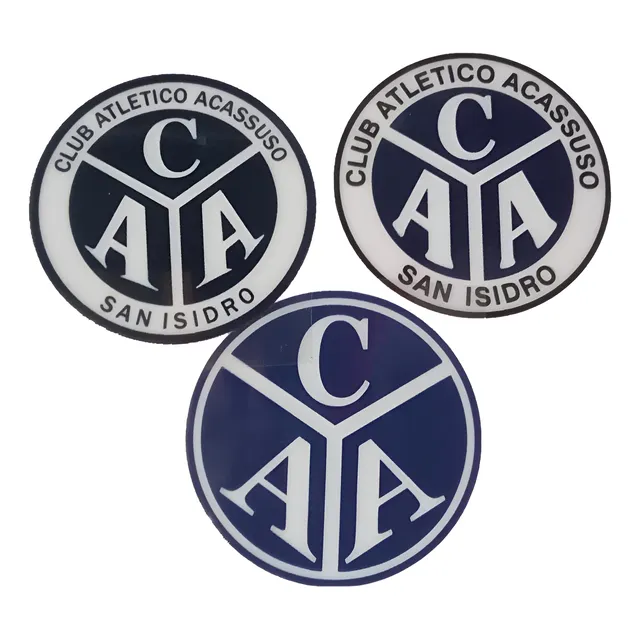 3 Stickers 6cm Waterproof Autoadhesivos Futbol Argentino