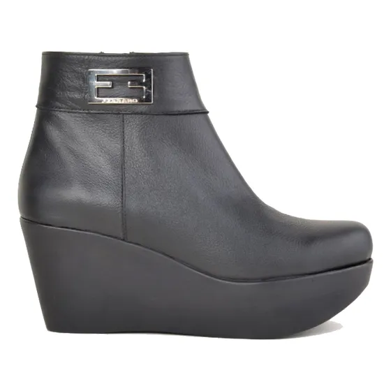 Botas Botitas De Mujer Botinetas De Cuero Rennes - Ferraro