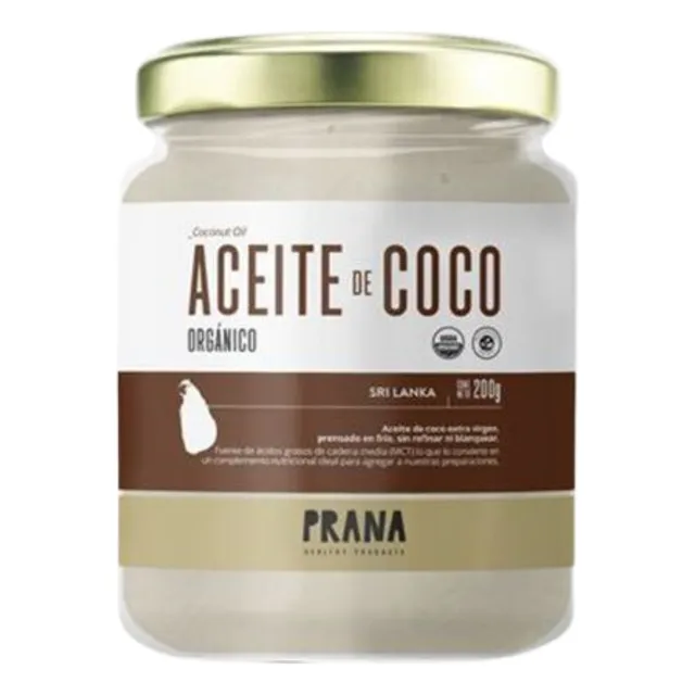 Aceite De Coco Orgánico Prana 200ml 