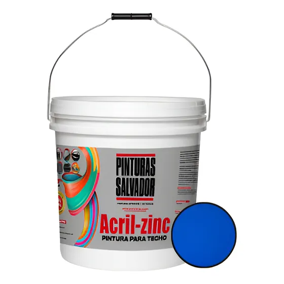 Esmalte Al Agua Para Techos Acrizinc  Galon 4lts