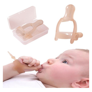 Mordedor Protección Dedo Bebé Dejar Chupar Pulgar Silicona Mordedor Protección Dedo Bebé Dejar Chupar Pulgar Silicona