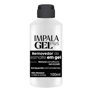 Removedor De Esmaltes Em Gel Impala - 100ml Removedor De Esmaltes Em Gel Impala - 100ml