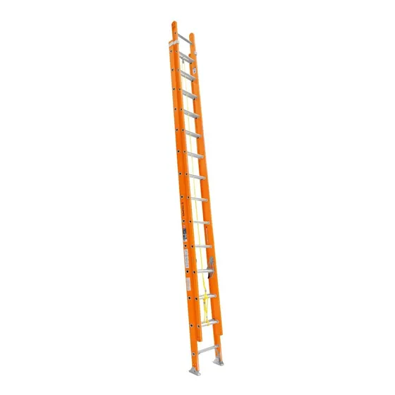 Escalera De Extensión, Tipo Ii, 28 Peldaños, Fibra De Vidrio