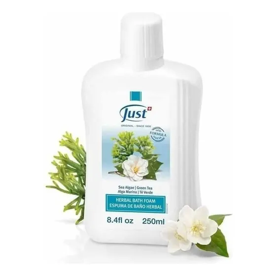 Espuma Baño Herbal Alga Marina Te Verde Swiss Just Detox
