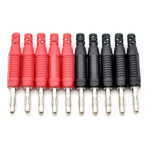 10 Piezas De Conectores De Plátano De 4 Mm Soldar, Con...
