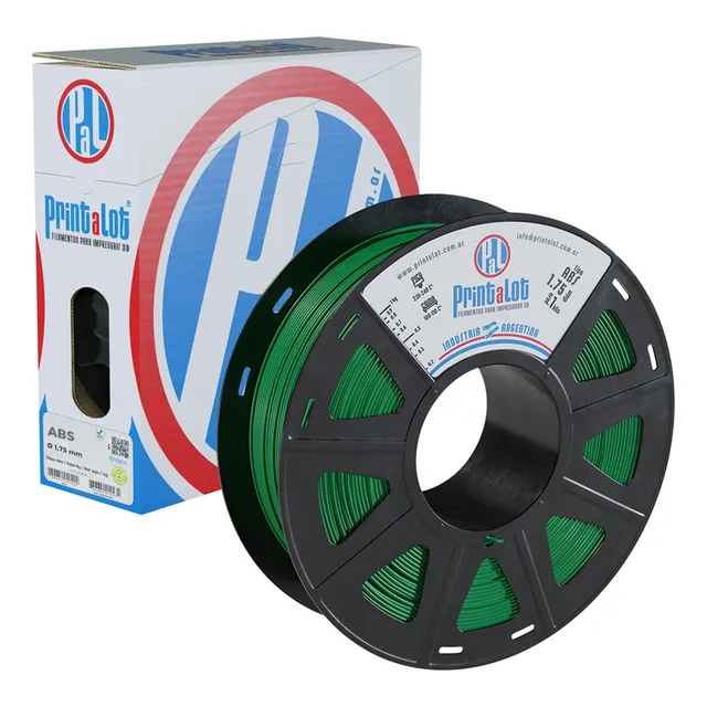 Filamento 3D Printalot ABS de 1.75mm y 1kg verde