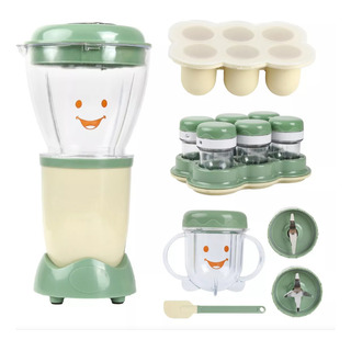Licuadora Portátil Procesador De Alimentos 110v Color Verde Licuadora Portátil Procesador De Alimentos 110v Color Verde