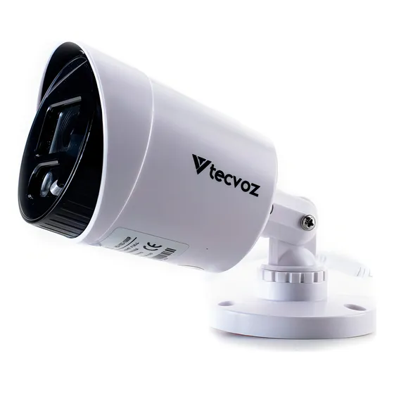 Camera Bullet Full Color 2mp 2.8mm Ir 25m 4 Em 1 Tecvoz