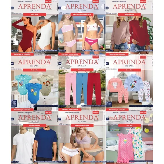 Promoción Pack  3 Patrones De Aprenda